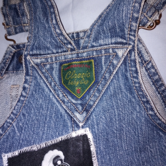 Purdue embellished 6-12 months overalls - Picture 3 of 4